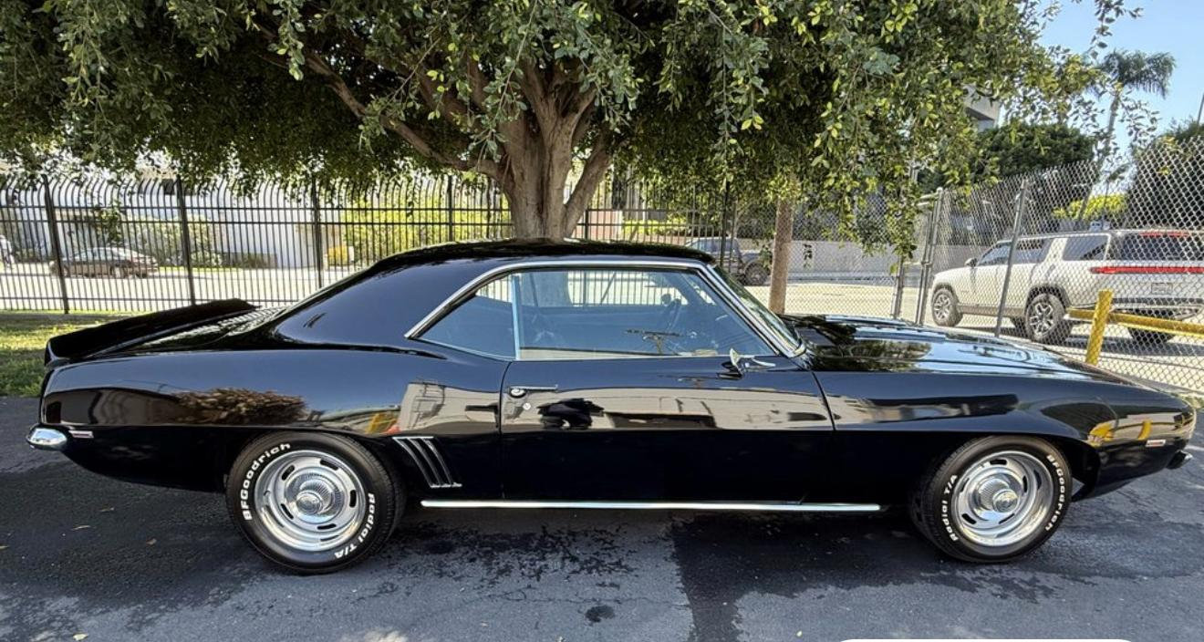Classic Chevrolet Camaro after wash and wax