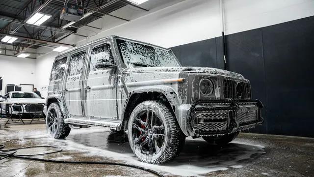 Mercedes G63 gets Ceramic Coatings and Clear Bra