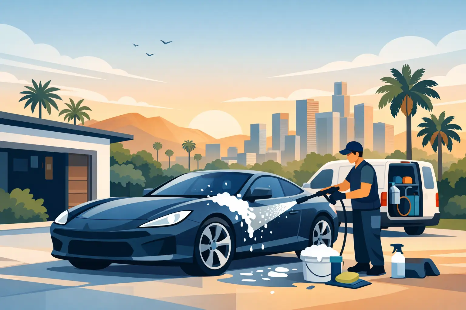 At Home Auto Detailing Service That Fits LA
